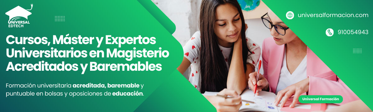 Cursos Universitarios en Magisterio | Acreditados y Baremables