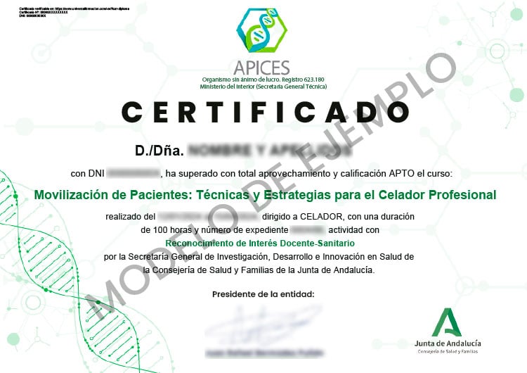 Diploma Reconocimiento de Interés Científico - Junta de Andalucía
