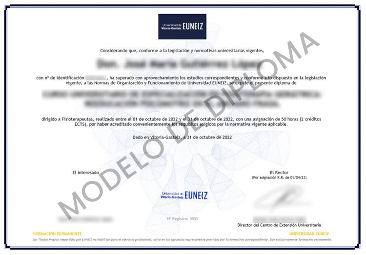 Diploma EUNEIZ