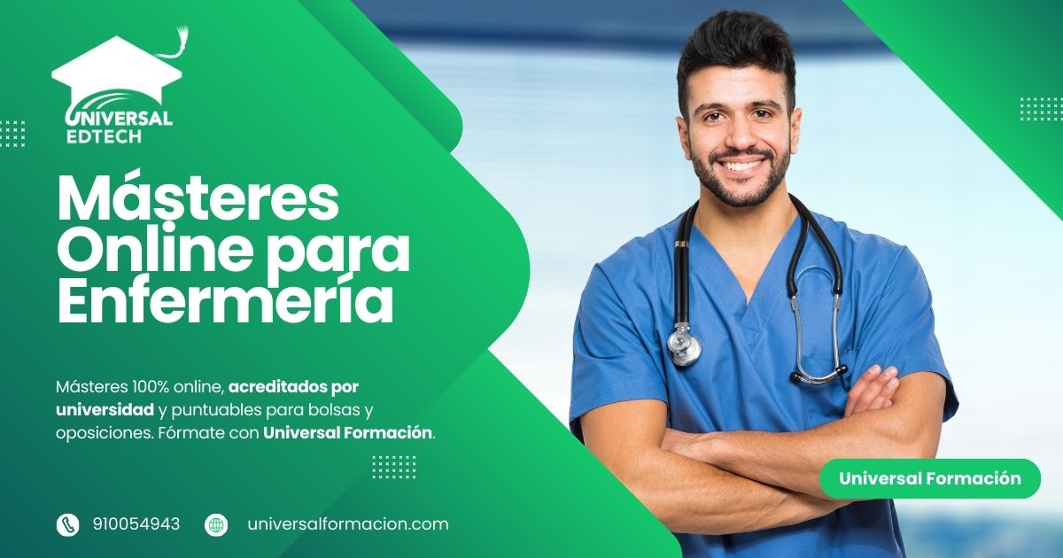 Másteres Online para Enfermería desde 379€ | Títulos Universitarios para Oposiciones