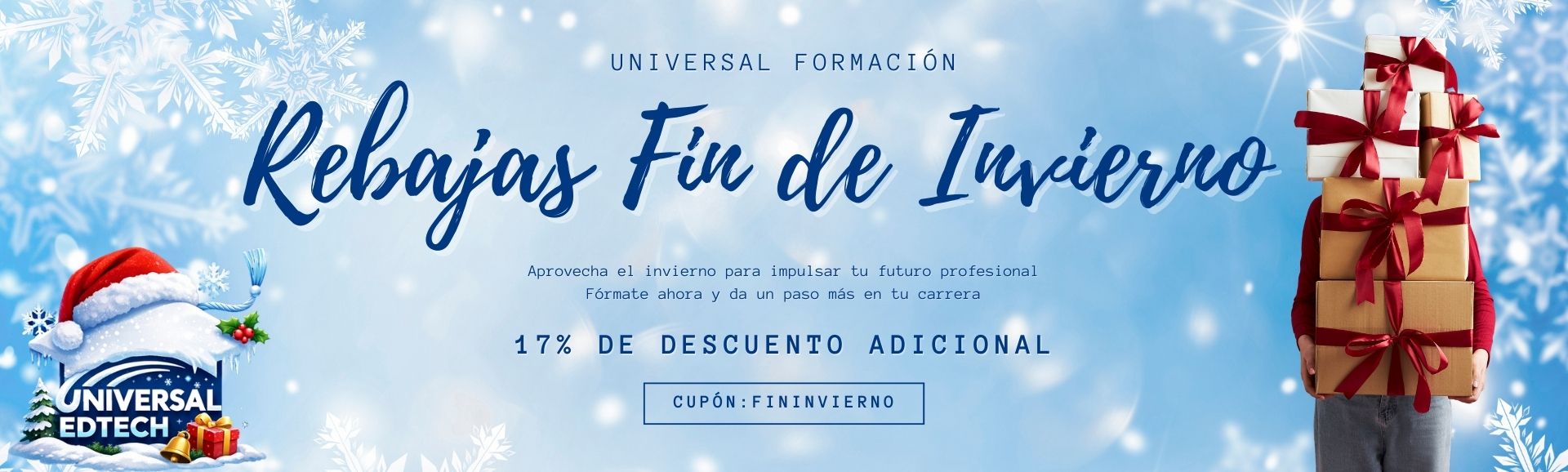 Rebajas Fin de Invierno - Universal Formación | Formación Acreditada